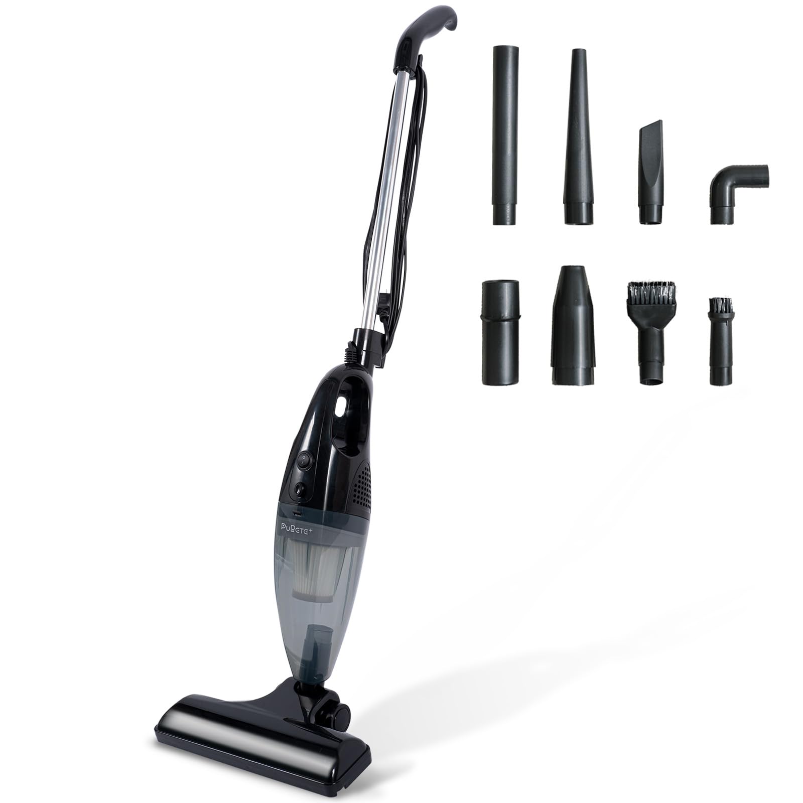 

Vacuum Corded 12000Pa HEPA Freestanding Handy Cyclone 10 3WAY Stick Vacuum Easy to For Car Home Black [Ad-Apus] Cleaner, Type, Filter, 500W, Cleaner, чорний