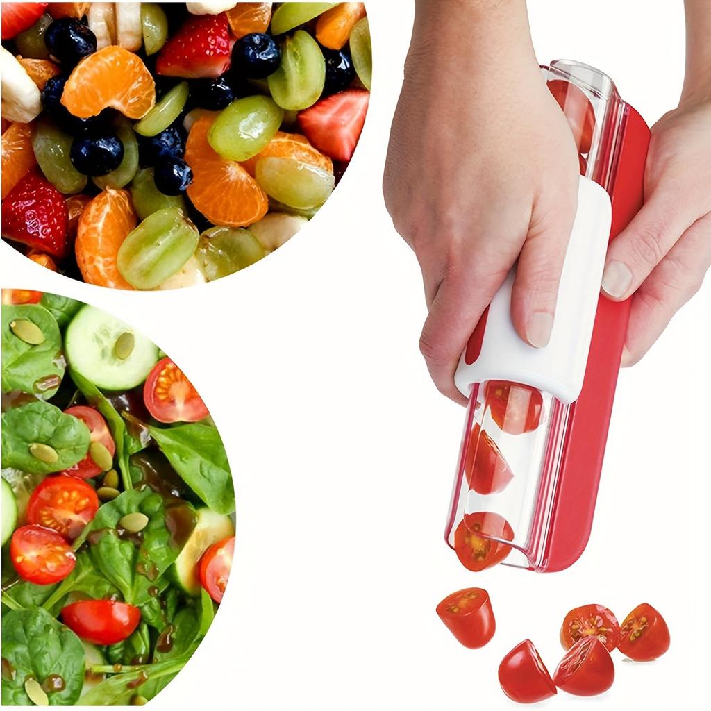 MultiFunctional Cherry Tomato Slicer,Grape Cutter, Small Fruit Cutter, Cake Decoration Tool, Kitchen Accessories