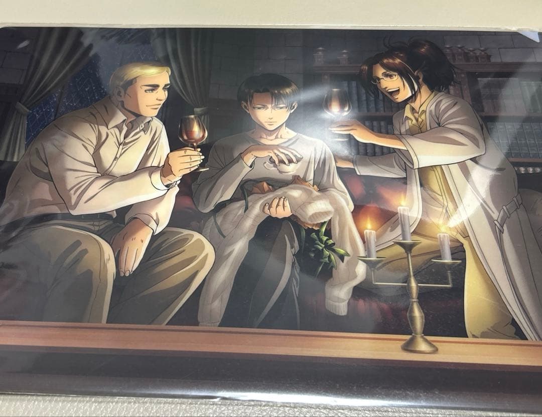 

[USED] Attack on Titan Levi Birthday Clear File Hange Erwin