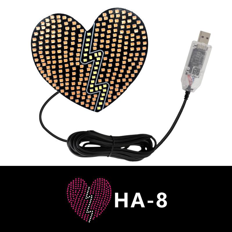 

Car LED windows, neon lights, pentagram interior modification, luminous 5V USB socket, ambient light DIY light Accessories