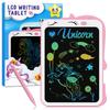 Colorful 10-inch Cartoon Dinosaur Unicorn Graffiti Educational Lcd Writing Tablet For Kids