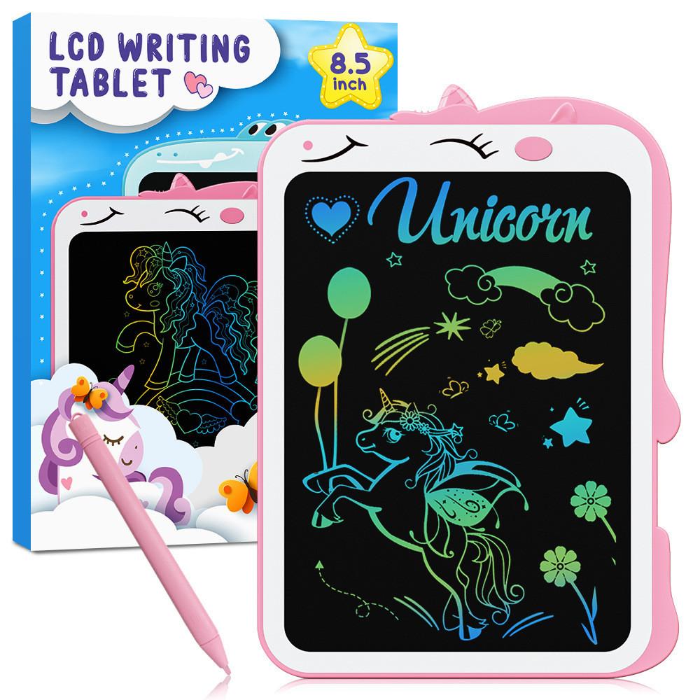 Colorful 10-inch Cartoon Dinosaur Unicorn Graffiti Educational Lcd Writing Tablet For Kids