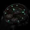 AILANG New Swiss Watches Double Tourbillon Automatic Mechanical Watches for Men Leather Belt