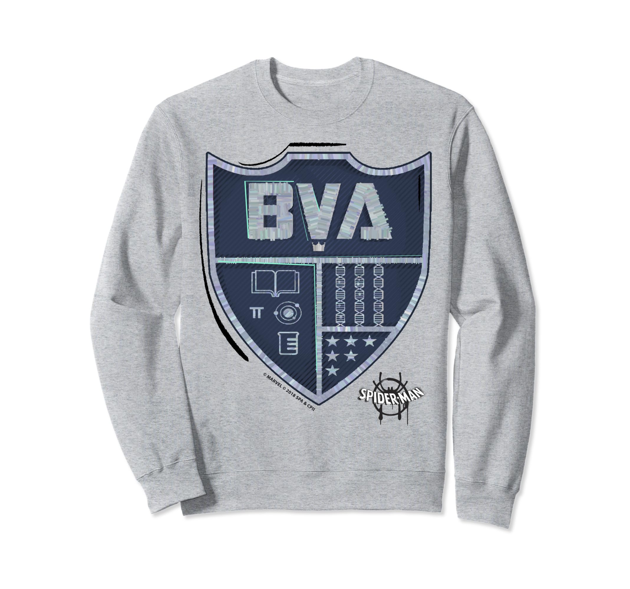 

Marvel Spider-Man Into the Spider-Verse School Logo Graphic Fleece Sweatshirt