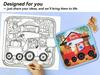 Premium Montessori Felt Baby Cloth Book Boys Interactive Quiet Busy Life Skills Fine Motor Travel Educational Toys