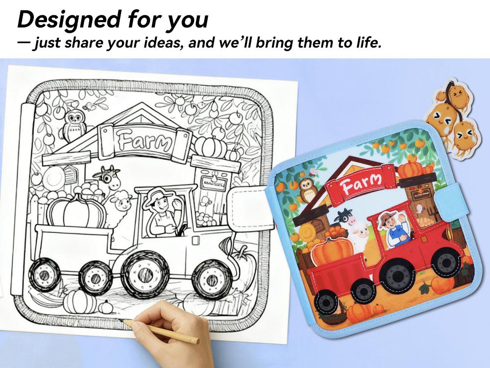 Premium Montessori Felt Baby Cloth Book Boys Interactive Quiet Busy Life Skills Fine Motor Travel Educational Toys