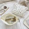 Sweet Lace Floral Women Cosmetic Bags Portable Ladies Clutch Purse Lipstick Makeup Bag Commute Female Large Capacity Storage Bag