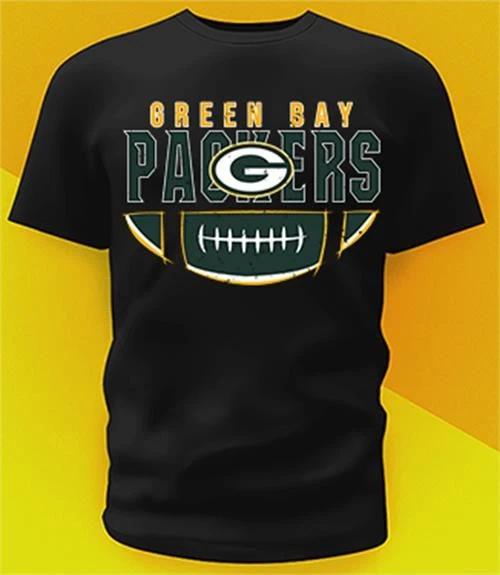 Green Bay Packers Ball distressed Shirt Sizes From Youth To Adult 6XL 4XL