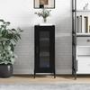 VidaXL Black Buffet 34.5x34x90 Cm Engineered Wood 828805