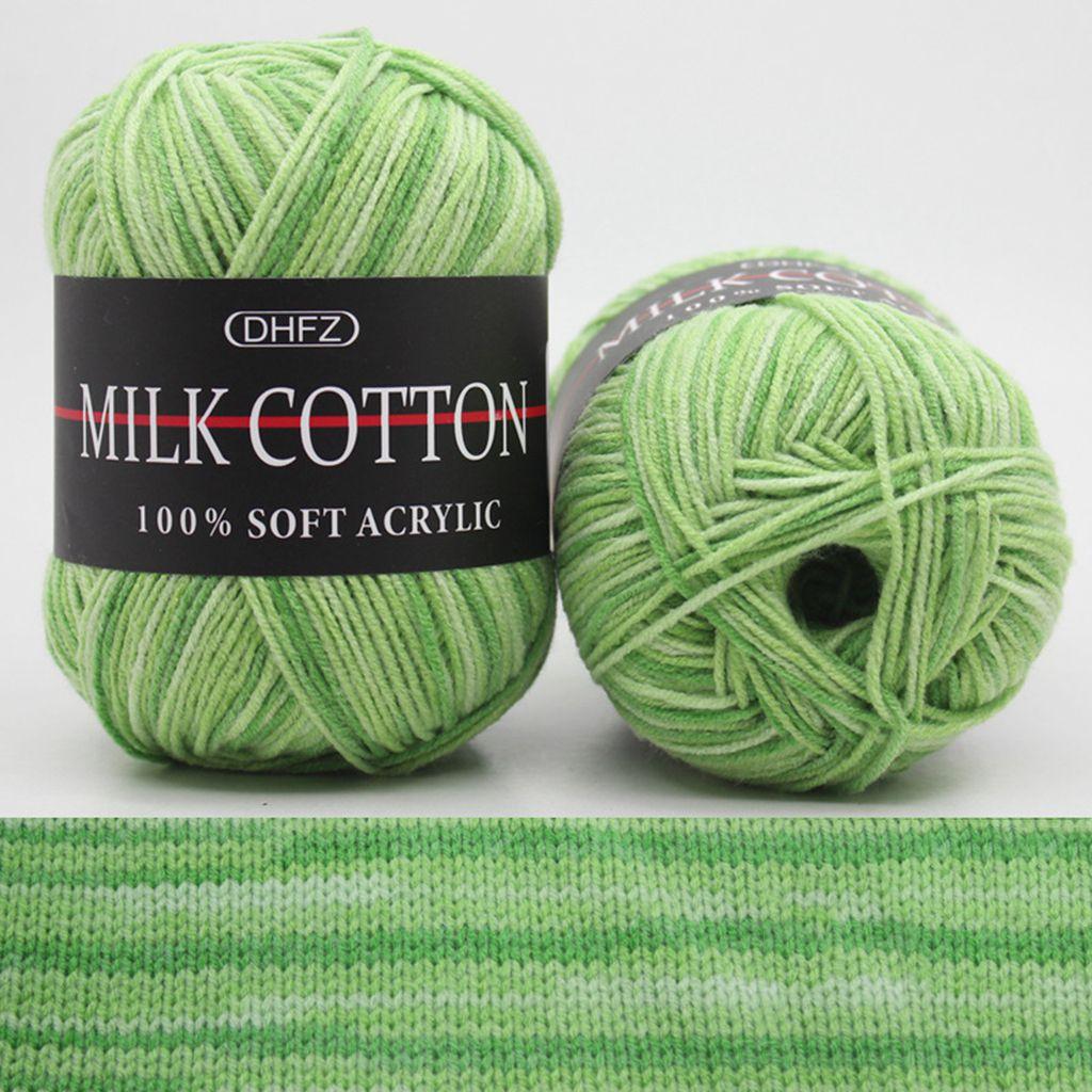50g/roll Double Knitting DIY Crafts Warm Sewing Supplies Knitting Thread Knitted Yarn Milk Cotton