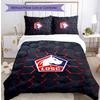 LOSC Lille FC Printed 3PCS Bedding Set Breathable Duvet Cover with Pillowcases Decorative Bed Linen for Bedroom Home