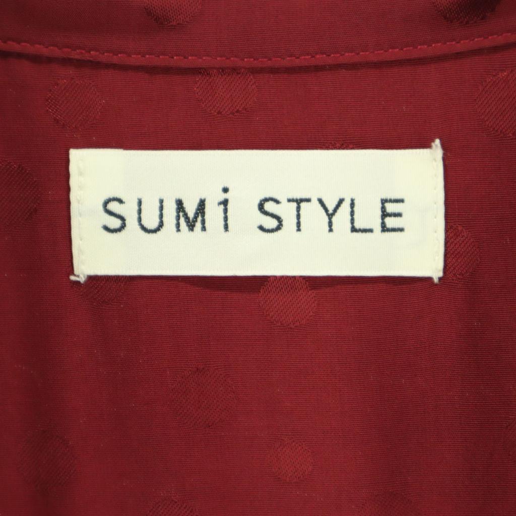 Beauty Products SUMI STYLE Dot Pattern Long Sleeve Shirt Dress F Pleated Women Used