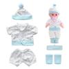 Til 12 tommer 30 cm babydukker Outfits Tøj Bæresele Tegneseriebjørn Vinter Pyjamas Jumpsuit Plys Tøj Tilbehør