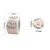 500 Pezzi Adesivi Grazie, Adesivi Etichette con Motivo Floreale Monogrammato, Adesivi Regalo Ringraziamento, Etichette Adesive