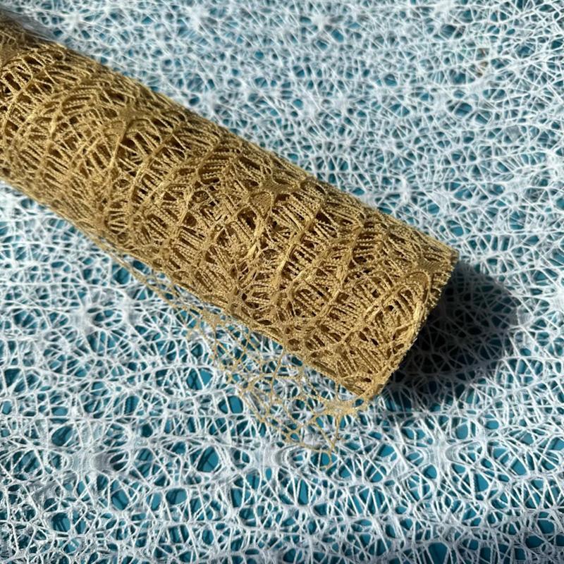 50Cm*4.5M/Roll Flower Wrapping Mesh Paper Iregular Hollow Net Wrapper Floral Bouquet Paper Fresh Flower Florist Packaging Sheet