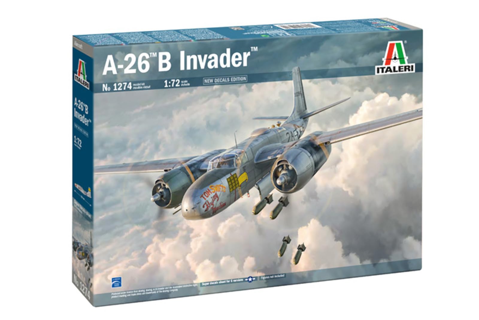 

PLATZ Italeri 1/72 WWII American A/B-26 Invader Plastic Model Kit IT1274 (Airplane)