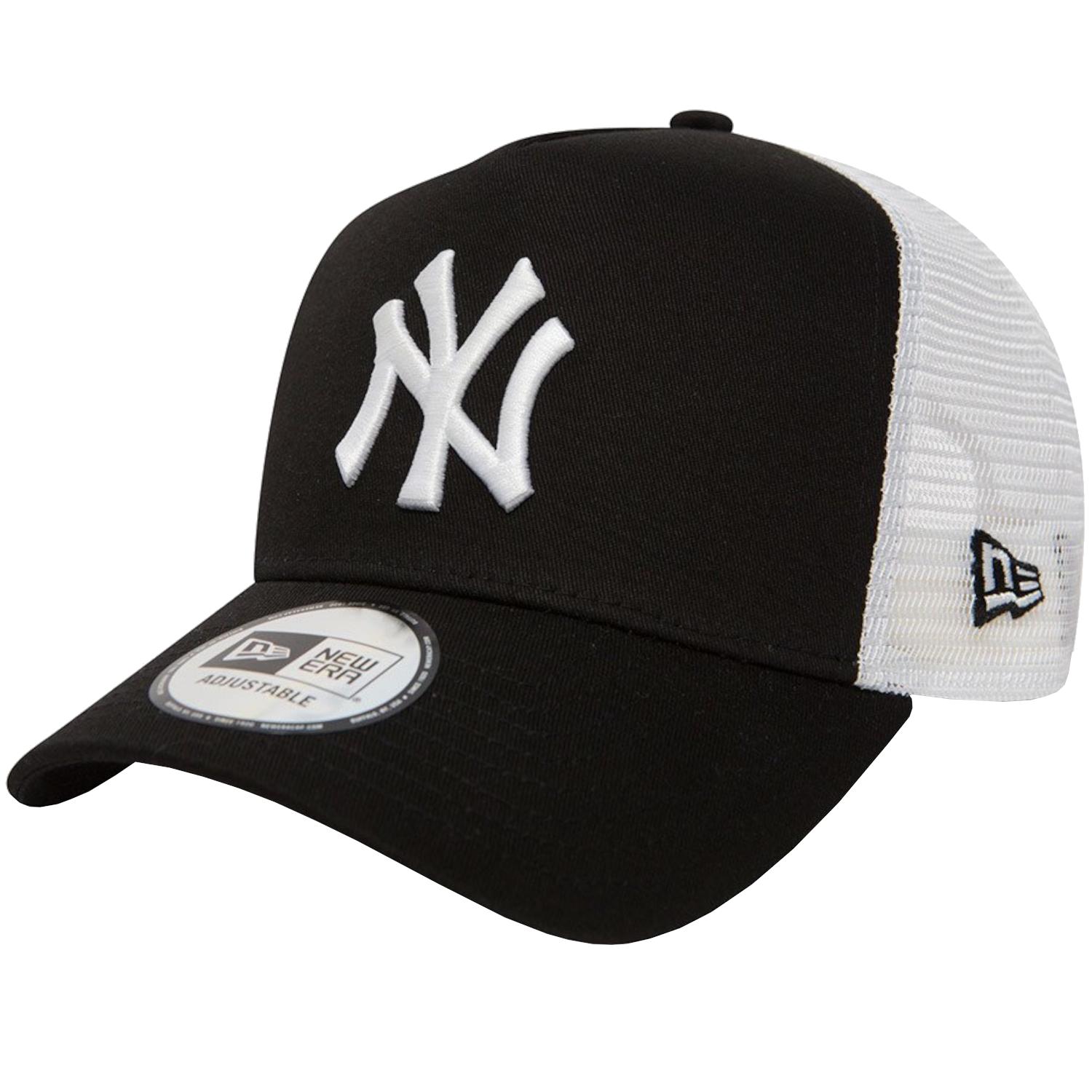 New Era New York Yankees MLB Clean Trucker Cap, berretto nero da uomo