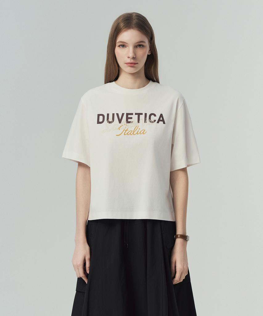 DUVETICA Prati (Light Ivory) (Women'S Short Sleeve T-Shirt)