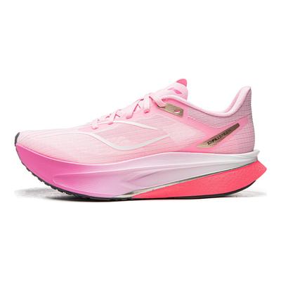 Li Ning Feidian 6 Challenger Deportivas Cómodas Absorción de Impactos Resistentes al Desgaste Caña Baja Casual Zapatillas para Correr Mujer Rosa ARMW004-11