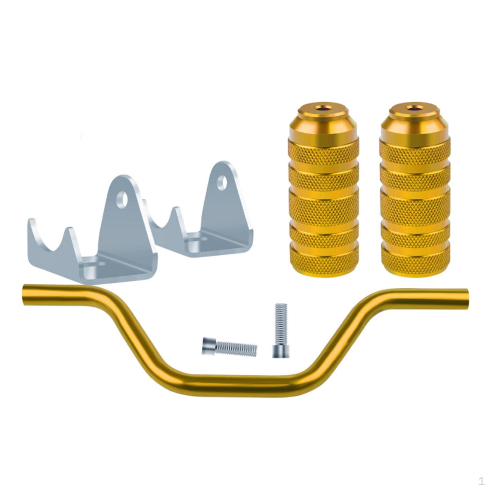 Подножки для мотоциклов, педали, аксессуары, подножки из алюминиевого сплава, мопед, скутер золотой