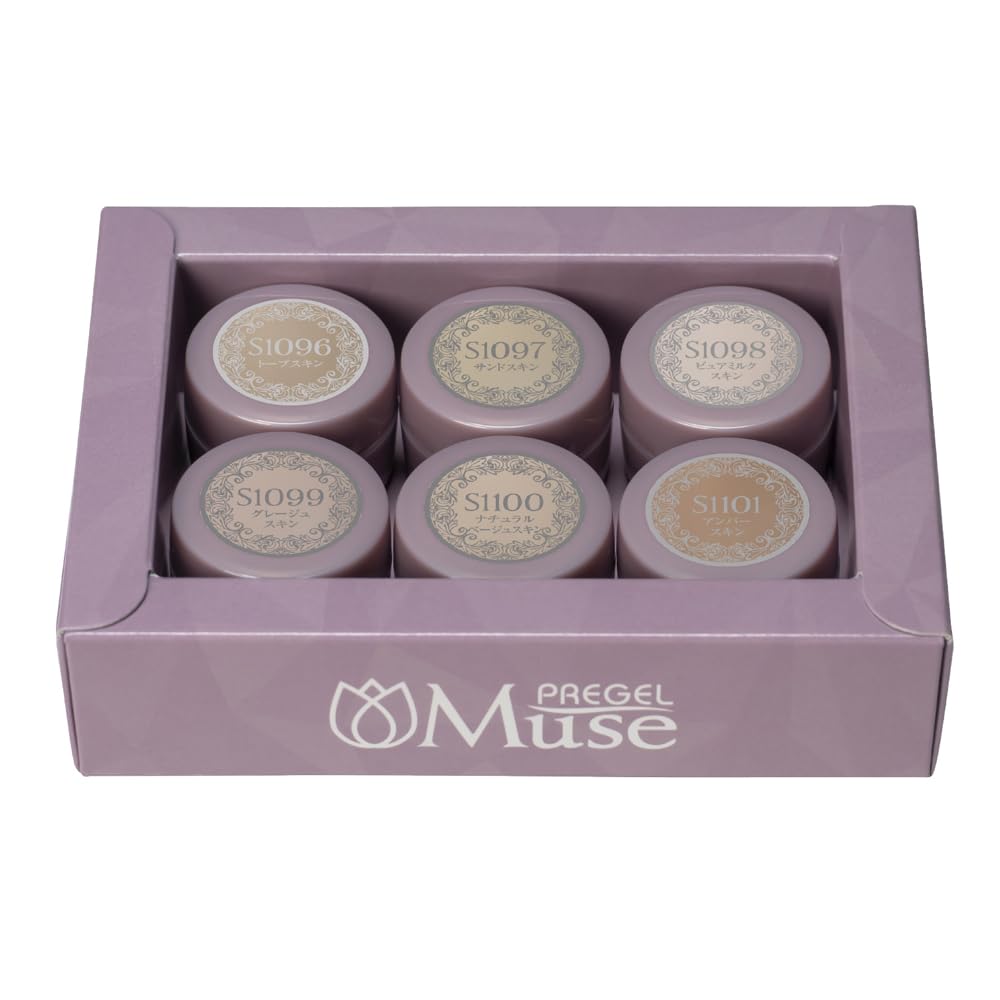 PREGEL Muse Bare Sheer Skin Series Set 6-Color