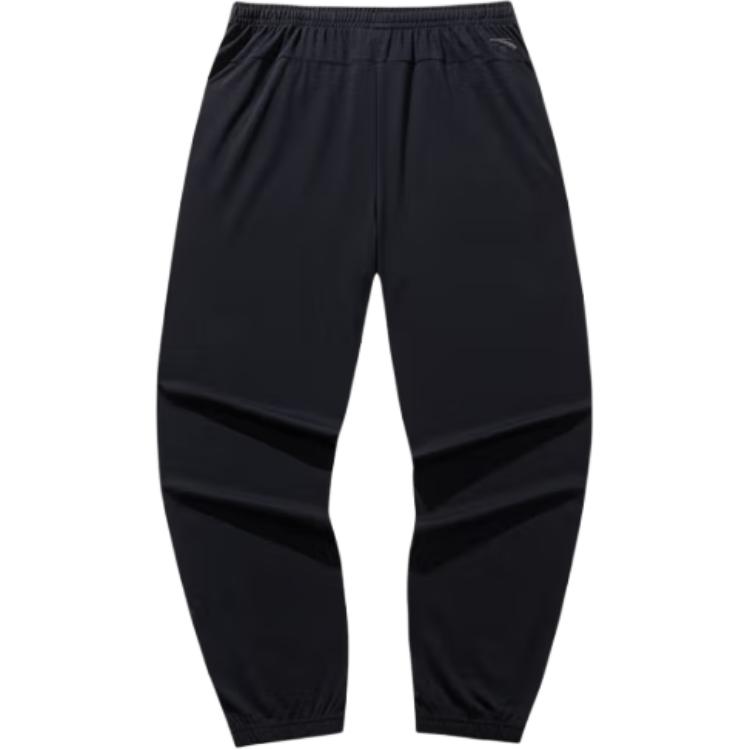 Anta Lifestyle Series Letter Mid-Waist Lace-Up Breathable Versatile Cuffed Sports Pants Men Pants 152538310-1
