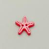 40pcs Colorful Starfish Buttons Creative Resin Imitation Shell Buttons Fashionable Cute DIY Buttons Clothes Accessories