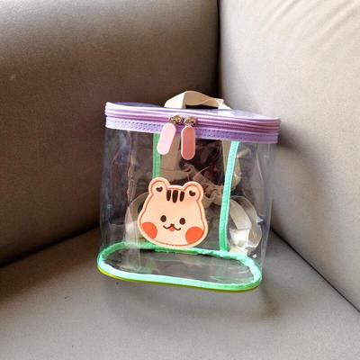 Mochila de Gelatina Transparente para Crianças