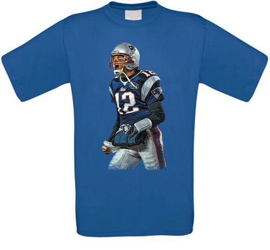 Tom Brady New England Football T-Shirt All Sizes L
