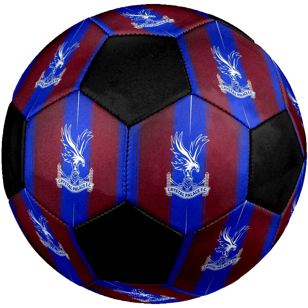 Pallone da Calcio Crystal Palace F.C Colorato Per Tutte le Età Cucito a Macchina PVC Pronto per la Competizione Resistente Alto Rimbalzo.TAGLIA5