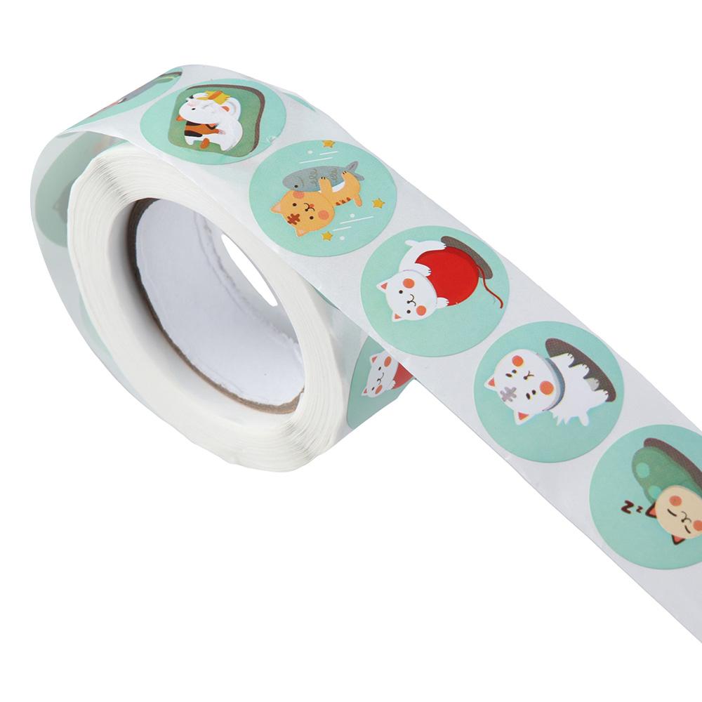 Cute Sticker Roll 1 Inch Label Party Decoration Label Stickers  Home