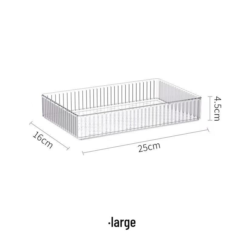 Desktop Transparent Organizer: Book, Cosmetic, and Jewelry Storage Box