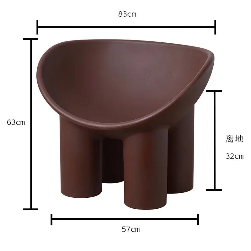 Nordic Single Leisure Stool - Simple Creative Design, Elephant Style, Suitable for Home Living Room & Outdoor, Dropshipping