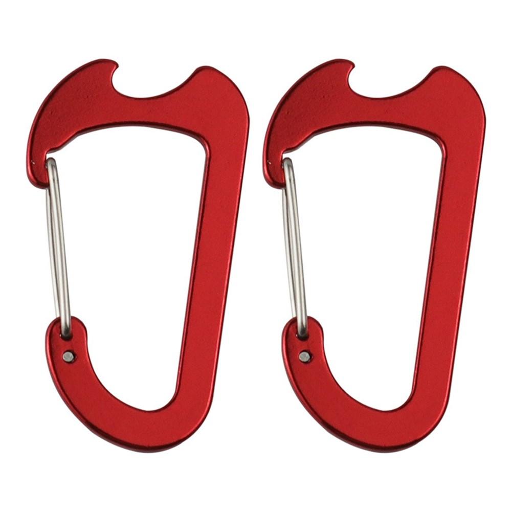 Easy To Carry Aluminum Carabiner Keychain Buckle Outdoor Gear