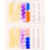 3-in-1 Candle Molds Long Candle Molds Waving/Heart Candle Molds for Making Candle Soap Baking DIY Craft Valentines Gift