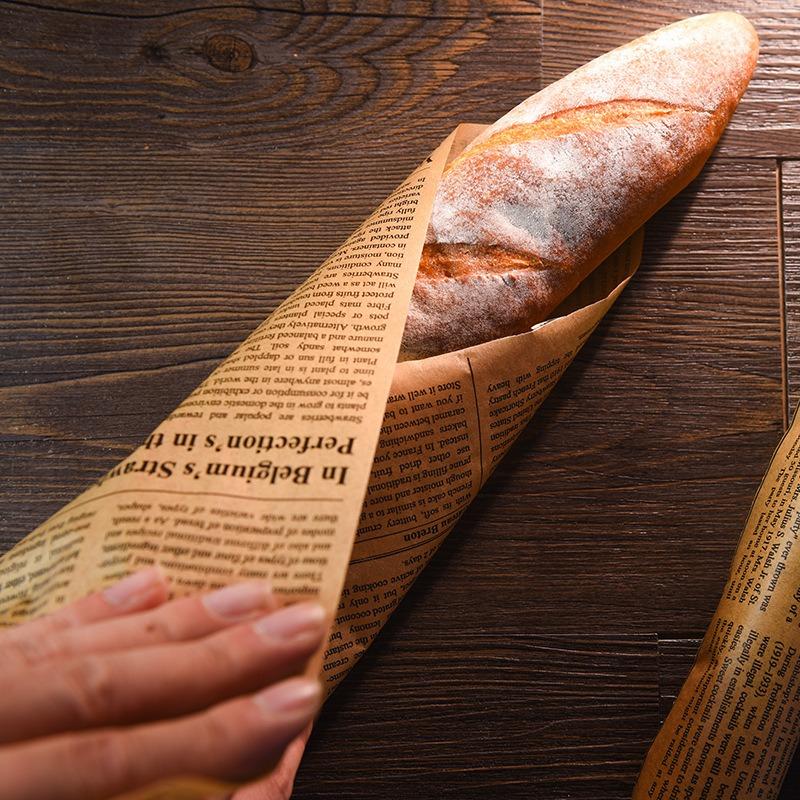 50Pcs Parchment Paper Baking Tools Food Grade Grease Paper Bread Sandwich Burger Fries Wrappers Cookie Oilpaper