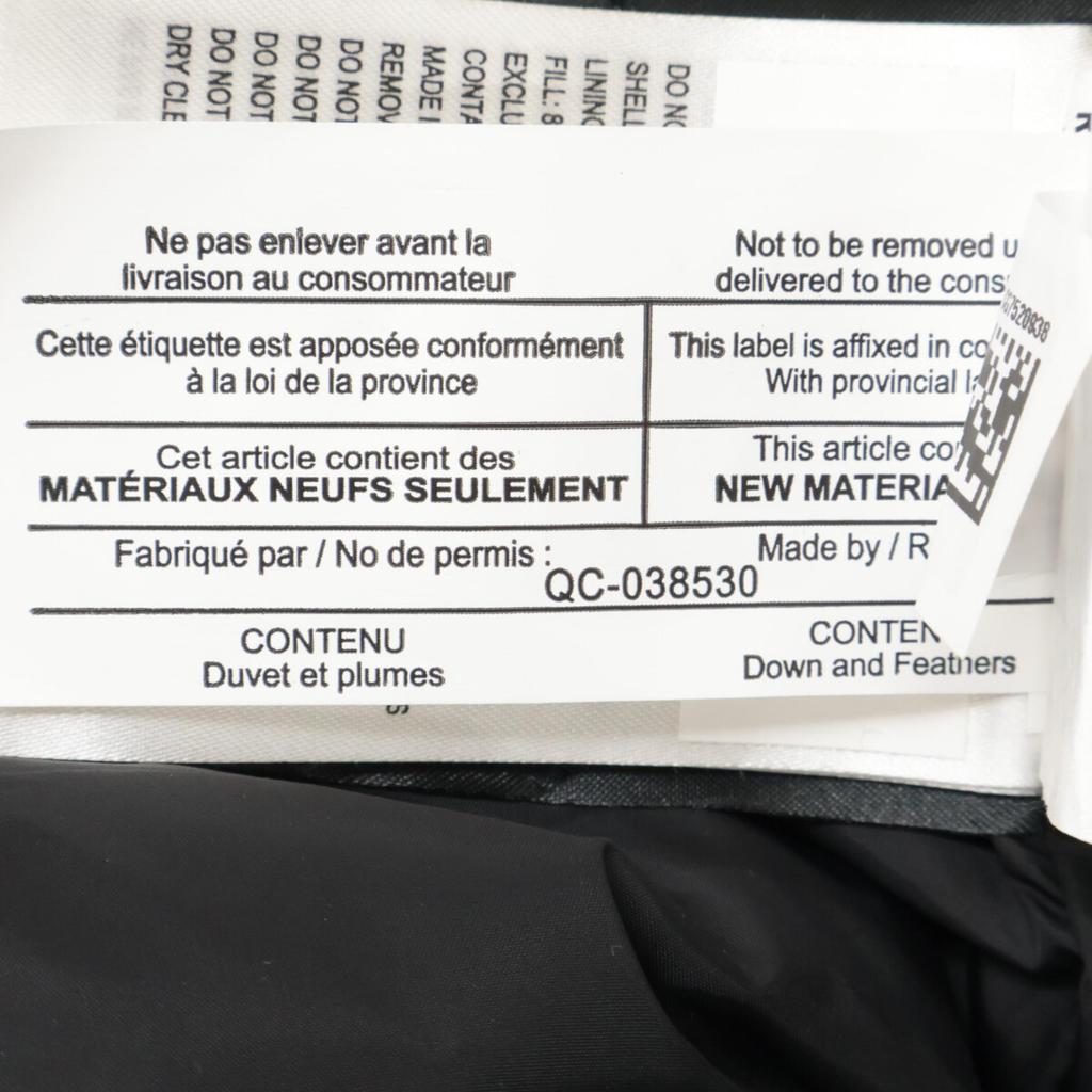 CANADA GOOSE 3438JM Black JASPER PARKA Jasper Parka Down Jacket Jacket S blackUsed