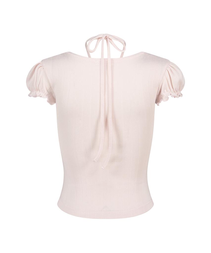 ILLIGO Shirred Halter Top Pink