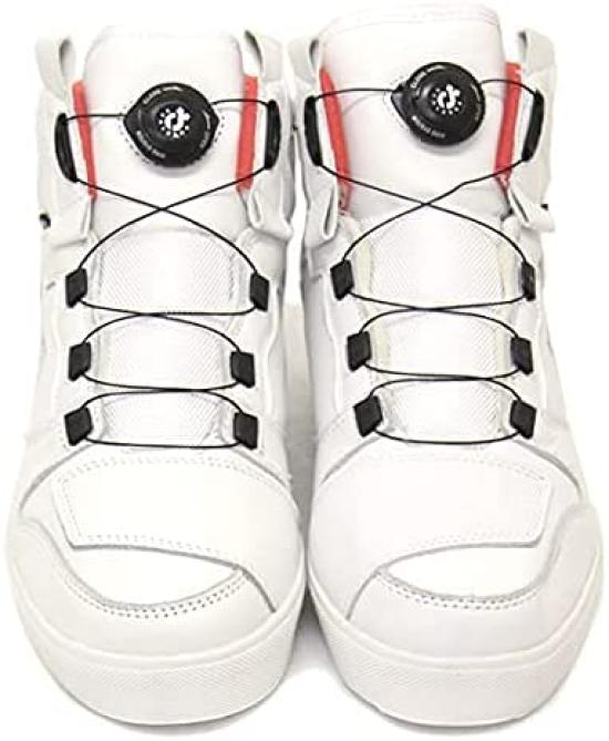 AV2278 DICTATOR Biker Shoes WHITExRED 26cm [Avirex] US8-Approx.