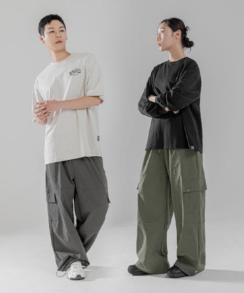 More Out Unisex Wide Elastic Pants 5Pp4570