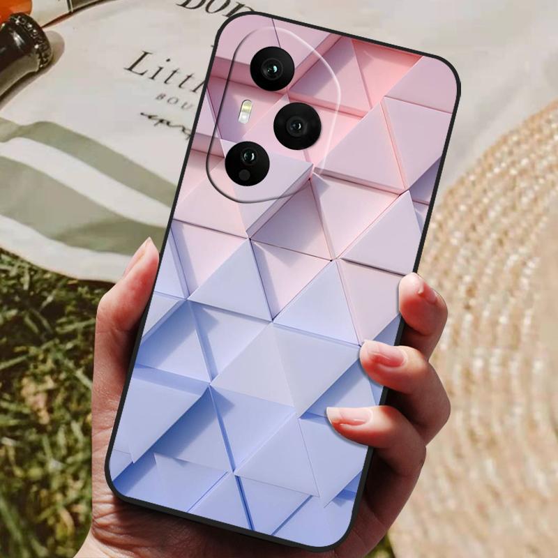 For Honor 400 Pro Case Soft Silicone Cover Black Bumper TPU For Honor 400 Pro 5G Case Honor400 Global Funda Phone Cases Cover