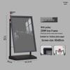 Outdoor Water-Filled Windproof Poster Display Stand