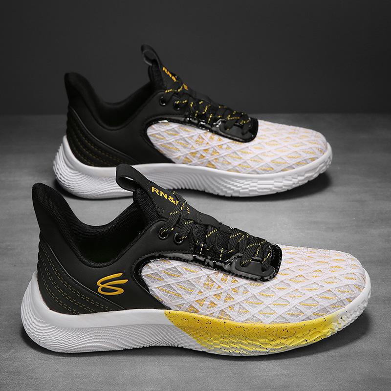 Curry 9 Actual Combat Rebound Basketball Shoes Men's Cement Floor Shock Absorption Boots Carbon Board Professional Sneakers Women's