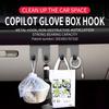 BLALION Car Passenger Glove Box Hook Double Hook Purse Bag Hanger Hidden Storage Hook Universal Large Load-Bearing Hanging Hook