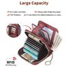 New Anti-theft Brush Women's Wallet Hollow Short Organ Card Bag Retro Large-capacity Wallet