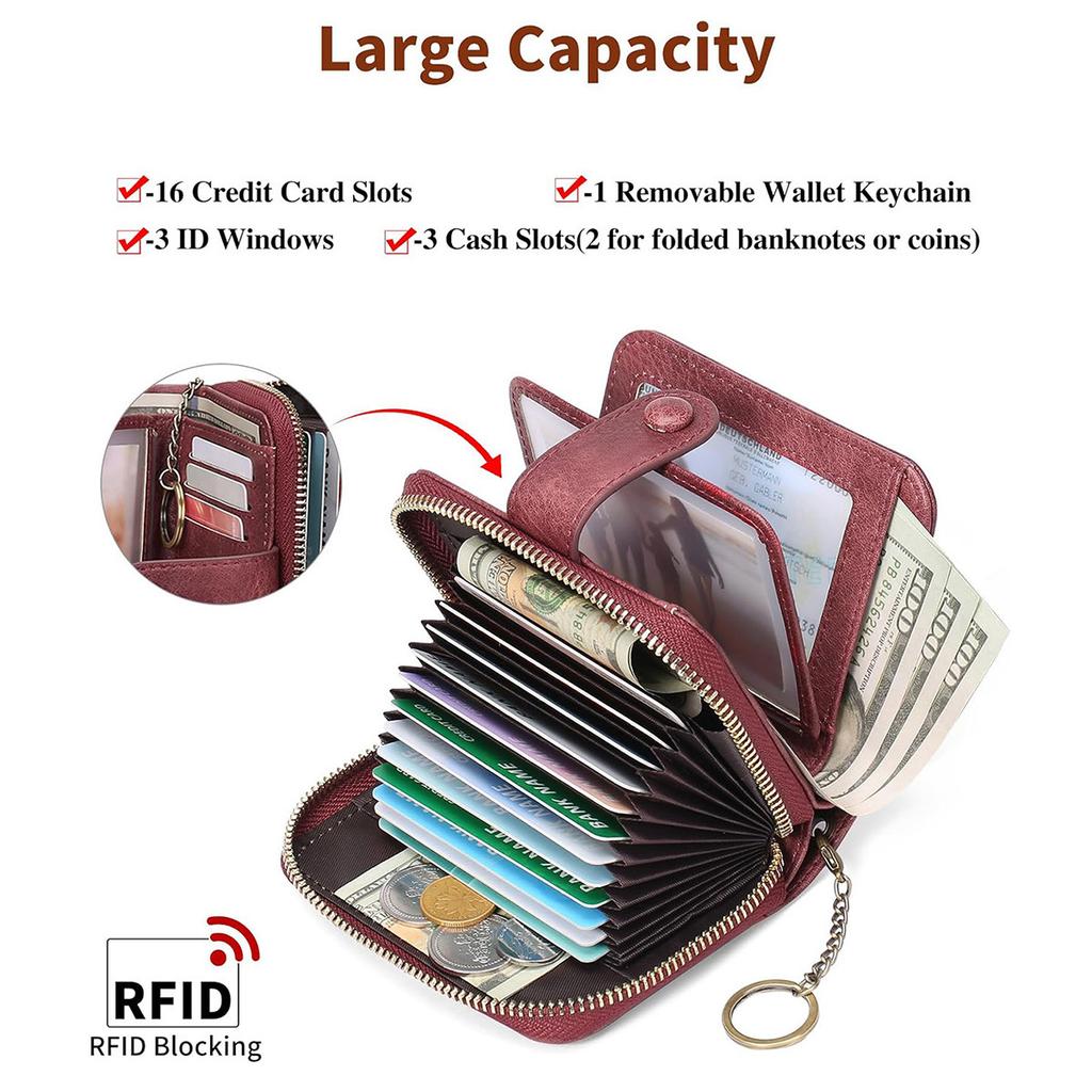 New Anti-theft Brush Women's Wallet Hollow Short Organ Card Bag Retro Large-capacity Wallet