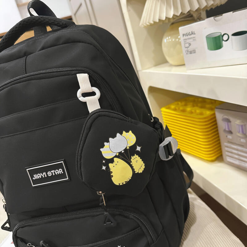 Printed Backpack Large Capacity Student Schoolbag