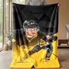 Sidney Crosby Bedruckte Flanelldecke Gemütliche Hautfreundliche Warme Decke für Sofa Bett Innenbereich Tägliche Nutzung