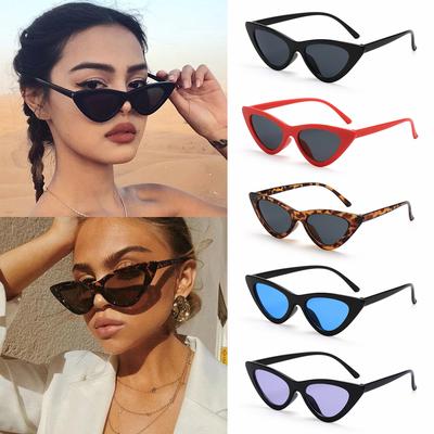 Gafas de sol para mujer UV400 Gafas de sol femeninas Sexy Retro Gafas de sol vintage Triángulo pequeño