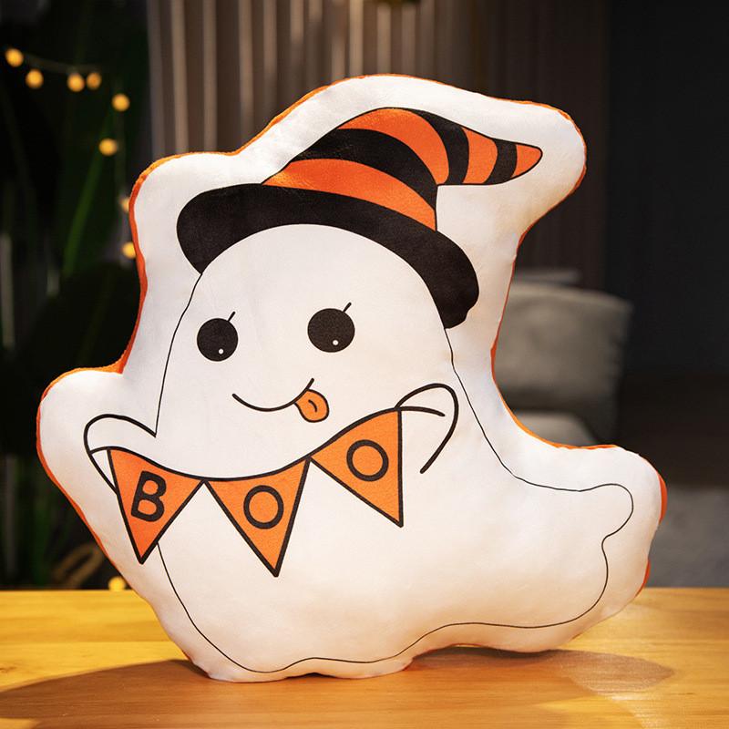 Halloween Spook Pluche Kussen Met Grappige Demon Print Voor Feestdecoraties En Cadeau-ideeën